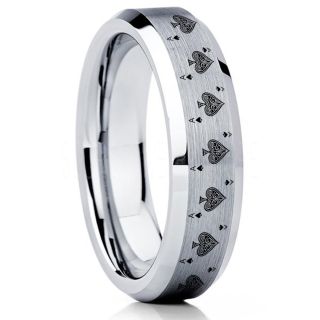Ace of Spades Ring, Poker Ring, Blackjack Ring, Casino Ring, Joker Ring, Joker Card Suit Ring, Poker Wedding Ring, Silver Poker Ring, Card Suit Wedding Band