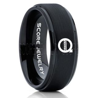 Volvo Truck Ring, Volvo Ring, Black Tungsten Ring, Black Wedding Band, Black Tungsten Wedding Ring, Truck Ring, Engine Ring, Volvo Wedding Ring