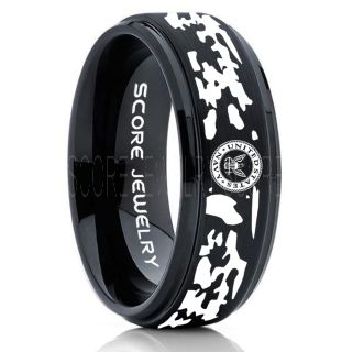 US Navy Ring, Camo Ring, Camouflage Ring, Military Ring, Black Navy Ring, Black Wedding Band, Black Wedding Ring, Military Wedding Band, Army Wedding Ring
