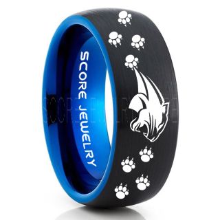 Panther Ring, Leopard Ring, Jaguar Ring, Wild Cats Ring, Black Tungsten Ring, Black Tungsten Wedding Ring, Black Wedding Band, Tungsten Wedding Band 