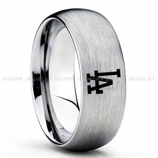 Dodgers Ring, Silver Dodgers Ring, Baseball Wedding Ring, Baseball Ring, Silver Wedding Ring, Baseball Wedding Band, Baseball Jewelry
