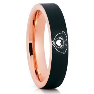 Dolphins Ring, Dolphin Heart Ring, Dolphin Wedding Ring, Dolphin Wedding Band, Marine Life Ring, Bottlenose Dolphins Ring, Black Tungsten Ring, Black Wedding Band, Ocean Life Wedding Band