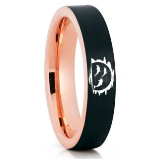 Dolphins Ring, Dolphin Heart Ring, Dolphin Wedding Ring, Dolphin Wedding Band, Marine Life Ring, Bottlenose Dolphins Ring, Black Tungsten Ring, Black Wedding Band, Ocean Life Wedding Band