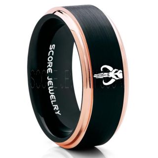 Boba Fett Ring, Boba Fett Mythosaur Skull Ring, Boba Fett Mandalorian Ring, Star Wars Ring, Star Wars Wedding Band, Black Mandalorian Wedding Ring, Black Tungsten Band, Mandalorian Wedding Band, Star Wars Wedding Ring, Star Wars Mandalorian Jewelry