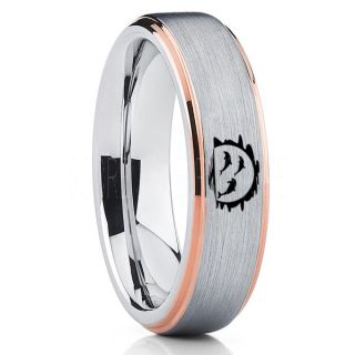 Dolphins Ring, Dolphin Heart Ring, Dolphin Wedding Ring, Dolphin Wedding Band, Marine Life Ring, Bottlenose Dolphins Ring, Silver Tungsten Ring, Silver Wedding Band, Ocean Life Wedding Band