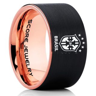 Brazil Ring, Brazil Soccer Ring, Brazil Football Ring, Soccer Ring, Brazil National Football Team Ring, Brazilian Football Confederation Ring, Brazil Jewelry