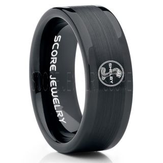 Shelby Mustang Ring, Ford Shelby Ring, Shelby Ring, Mustang Ring, Ford Mustang Ring, Ford Ring Mustang Jewelry, Tungsten Ring, Tungsten Wedding Band