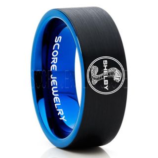 Shelby Mustang Ring, Ford Shelby Ring, Shelby Ring, Mustang Ring, Ford Mustang Ring, Ford Ring Mustang Jewelry, Tungsten Ring, Tungsten Wedding Band