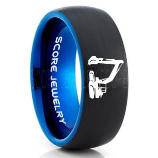 Backhoe Ring, Excavator Ring, Tractor Ring, Construction Machinery Ring, Backhoe Jewelry, Excavation Machinery Ring, Bulldozer Ring, Black Tungsten Wedding Ring, Black Tungsten Ring