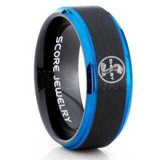 Shelby Mustang Ring, Ford Shelby Ring, Shelby Ring, Mustang Ring, Ford Mustang Ring, Ford Ring Mustang Jewelry, Tungsten Ring, Tungsten Wedding Band