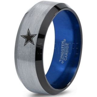 Cowboys Ring, Cowboys Wedding Band, Football Ring, Football Wedding Ring